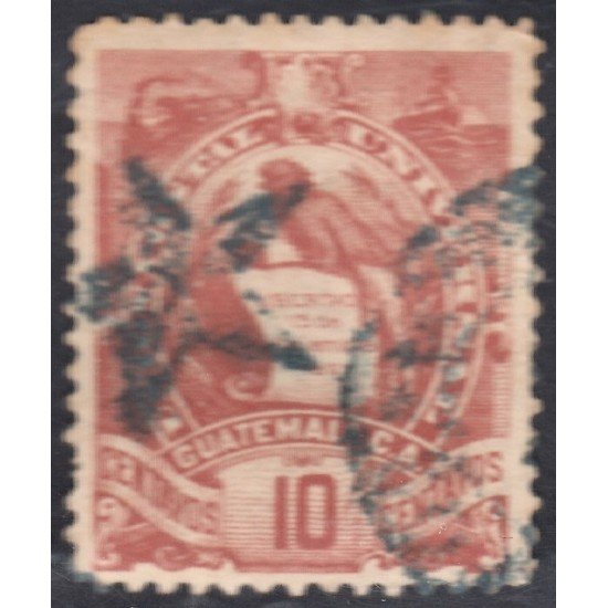 Guatemala 35 1886 Emblema Nacional usados Guatemala 35 1886 Emblema Nacional usados