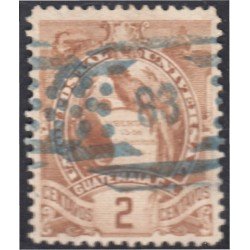 Guatemala 33 1886 Emblema Nacional usados Guatemala 33 1886 Emblema Nacional usados