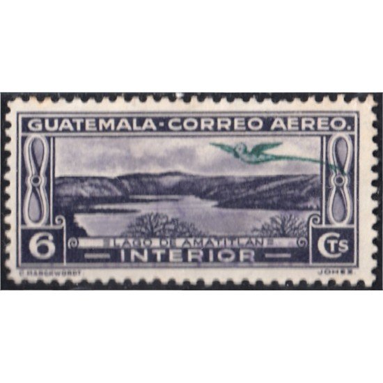 Guatemala A- 55 1937 Lago de Amatitlan MNH Guatemala A- 55 1937 Lago de Amatitlan MNH