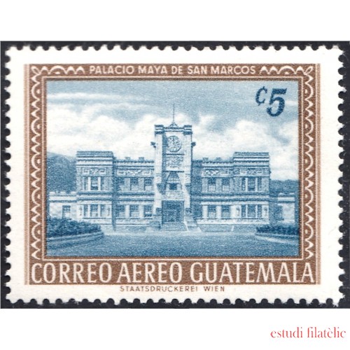 Guatemala A- 296 1964/67 Palacio Maya de San Marcos MNH
