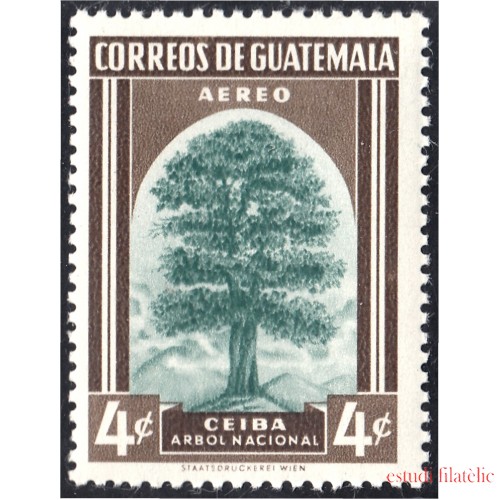 Guatemala A- 290 1963 Ceiba Árbol Nacional MNH