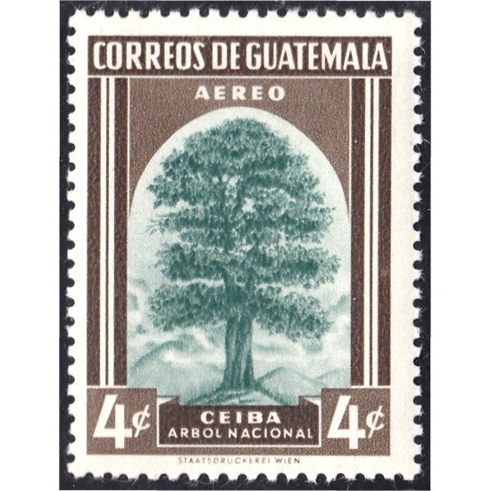 Guatemala A- 290 1963 Ceiba Árbol Nacional MNH Guatemala A- 290 1963 Ceiba Árbol Nacional MNH