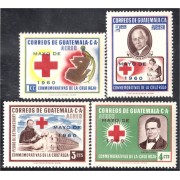 Guatemala A- 269/72 1961 Conmemorativas Cruz Roja MNH