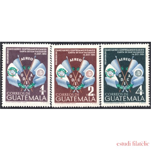 Guatemala A- 205/07 1954 Reunión de Cancilleres Centroamericanos MNH