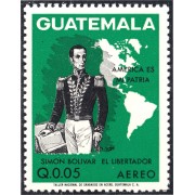 Guatemala A- 522 1973 Simón Bolívar El Libertador  MNH