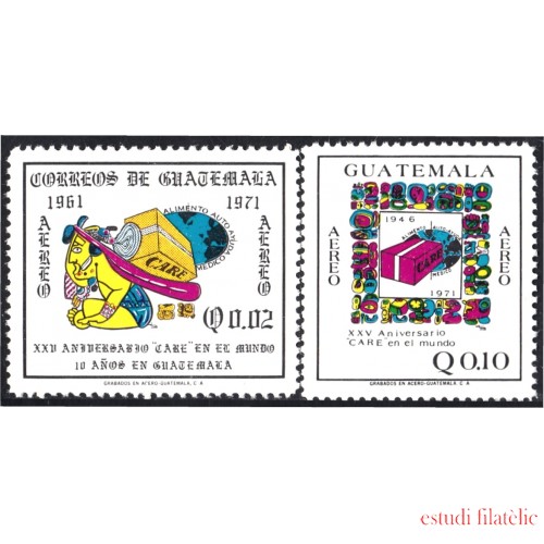Guatemala A- 499/00 1973 XXV Aniversario CARE en el mundo MNH