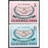 Guatemala A- 371/72 1967 Paz y progreso mediante cooperación MNH