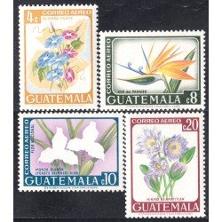 Guatemala A- 362/65 1967 Flores Flowers MNH Guatemala A- 362/65 1967 Flores Flowers MNH