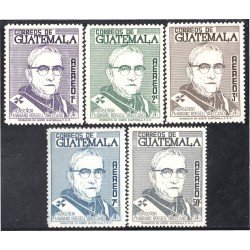 Guatemala A- 345/49 1966 Monseñor Mariano Rossell Arellano MNH Guatemala A- 345/49 1966 Monseñor Mariano Rossell Arellano MNH