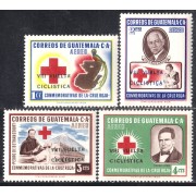Guatemala A- 322/25 1964 Conmemorativas Cruz Roja MNH