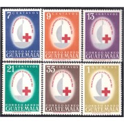 Guatemala A- 316/21 1964 Primer Centenario de la Cruz Roja MNH