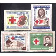Guatemala A- 312/15 1964 Conmemorativas Cruz Roja MNH