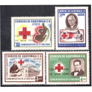 Guatemala A- 308/11 1964 Conmemorativas Cruz Roja MNH