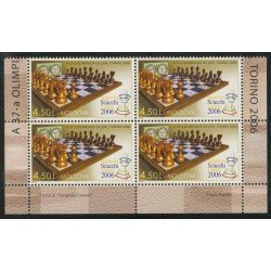 AJZ1 Moldavia Nº 476 Bloque 4 2006 Ajedrez MNH AJZ1 Moldavia Nº 476 Bloque 4 2006 Ajedrez MNH