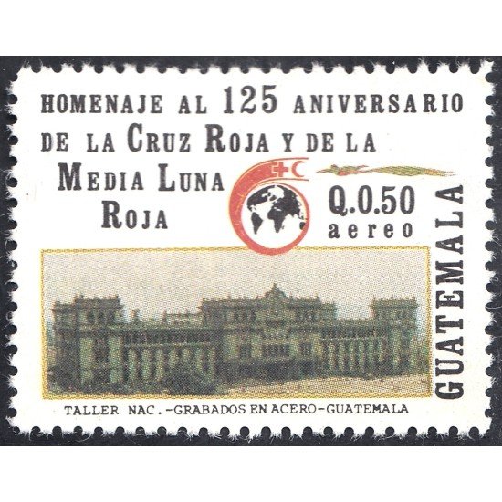 Guatemala A- 837 1990 125º Aniversario de la Cruz Roja MNH Guatemala A- 837 1990 125º Aniversario de la Cruz Roja MNH