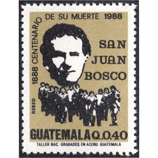 Guatemala A- 827 1988 San Juan Bosco MNH Guatemala A- 827 1988 San Juan Bosco MNH