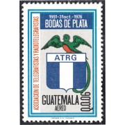 Guatemala A- 808 1986 Asociación de Telegrafistas y Radio Telegrafistas MNH