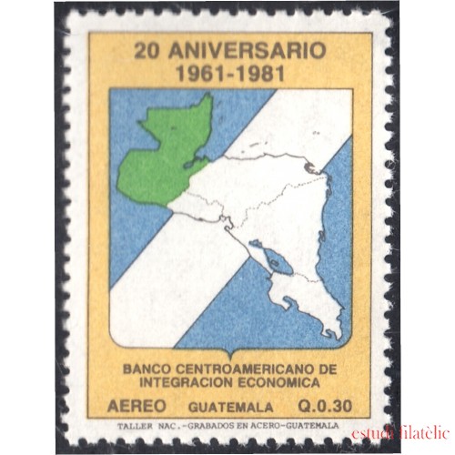 Guatemala A- 784 1984 Banco Centroamericano de Integración Económica MNH
