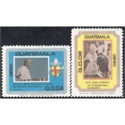 Guatemala A- 779/80 1984 S.S Juan Pablo II MNH