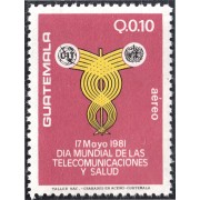 Guatemala A- 759 1983 Día Mundial de las Telecomunicaciones y la Salud MNH