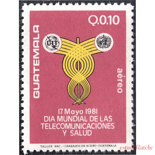 Guatemala A- 759 1983 Día Mundial de las Telecomunicaciones y la Salud MNH