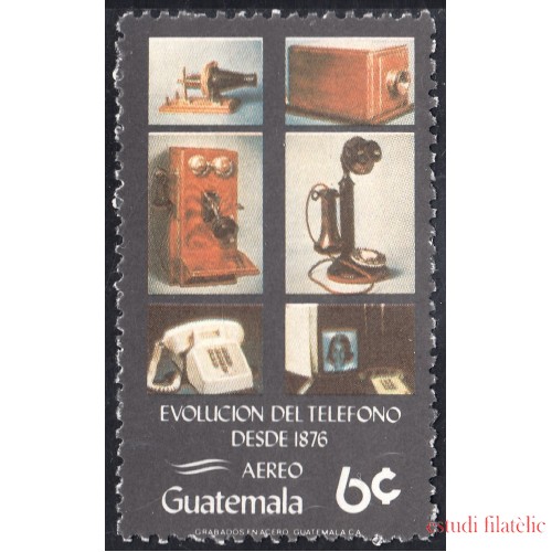 Guatemala A- 738 1981 Evolución del teléfono desde 1876 MNH