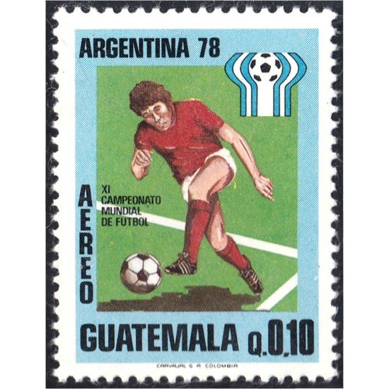 Guatemala A- 642 1978 Campeonato Mundial de Fútbol MNH Guatemala A- 642 1978 Campeonato Mundial de Fútbol MNH