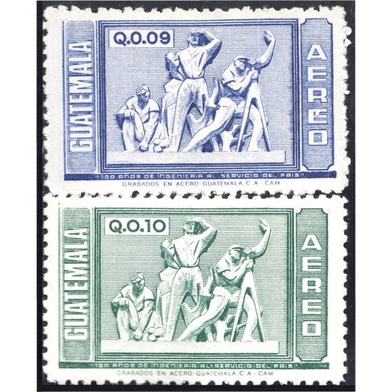 Guatemala A- 609/10 1976 Centenario de la Escuela de Artes y Profesiones de Guatemala MNH Guatemala A- 609/10 1976 Centenario de la Escuela de Artes y Profesiones de Guatemala MNH