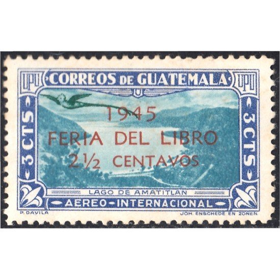 Guatemala A- 140 1945 Lago de Amatitlan MH Guatemala A- 140 1945 Lago de Amatitlan MH