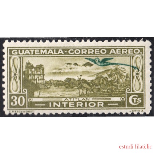Guatemala A- 36 1935/36 Atitlan Paisaje MH