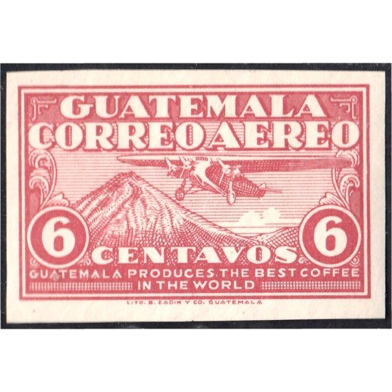 Guatemala A- 6 1930 Guatemala produce el mejor café del mundo MH Guatemala A- 6 1930 Guatemala produce el mejor café del mundo MH