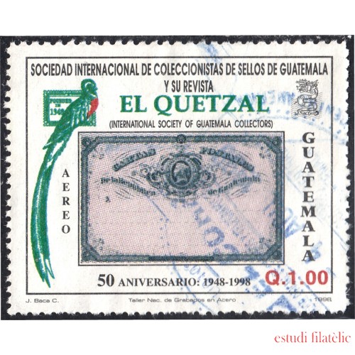 Guatemala A- 871 1998 Sociedad Internacional de coleccionistas de sello en Guatemala usados
