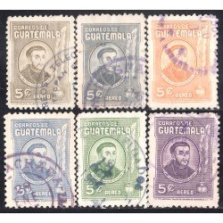 Guatemala A- 287/87E 1963/65 Fray Payo Enriquez de Rivera usados Guatemala A- 287/87E 1963/65 Fray Payo Enriquez de Rivera usados