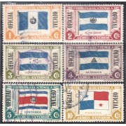 Guatemala Servicio Oficial Aéreo 7/12 1939 Banderas usados
