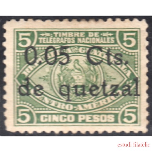 Guatemala Telégrafos 11 1938 Timbre de telégrafos nacionales MH