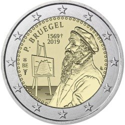 Bélgica 2019 2 € euros conmemorativos Pieter Brueghel Bélgica 2019 2 € euros conmemorativos Pieter Brueghel