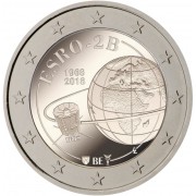 Bélgica 2018 2 € euros conmemorativos Satélite ESRO-2B