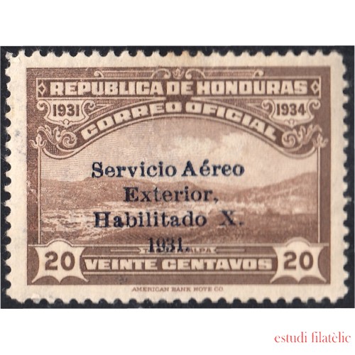 Honduras A- 53A 1932 Valle Tegucigalpa MH