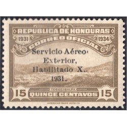 Honduras A- 52A 1932 Valle Tegucigalpa MH Honduras A- 52A 1932 Valle Tegucigalpa MH