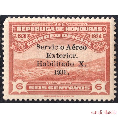 Honduras A- 50A 1932 Valle Tegucigalpa MH