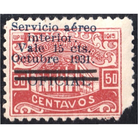 Honduras A- 39 1931 Teatro Bonilla MH Honduras A- 39 1931 Teatro Bonilla MH