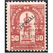 Honduras A- 27a 1929/31 Busto de Dionisio Herrera MH sb roja