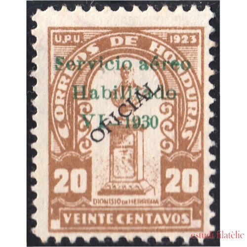 Honduras A- 25 1929/31 Busto de Dionisio Herrera MH