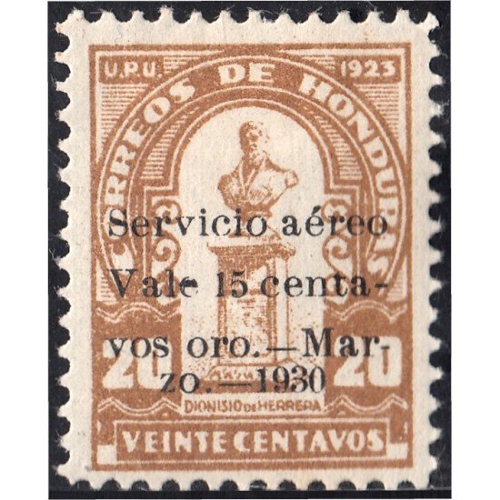 Honduras A- 22 1929/31 Busto de Dionisio Herrera MH Honduras A- 22 1929/31 Busto de Dionisio Herrera MH