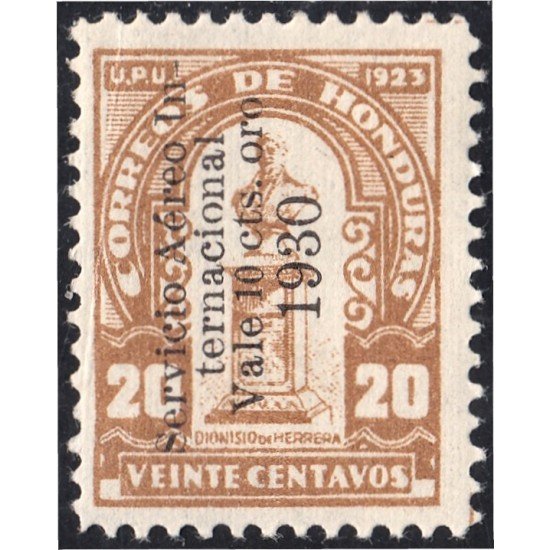 Honduras A- 12 1929/31 Busto de Dionisio Herrera MH