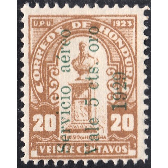 Honduras A- 11 1929/31 Busto de Dionisio Herrera MH Honduras A- 11 1929/31 Busto de Dionisio Herrera MH