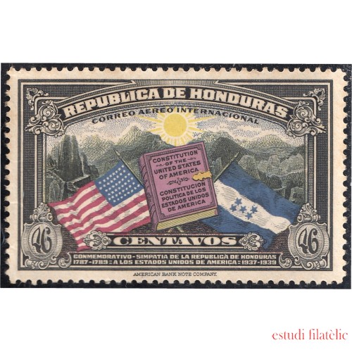 Honduras A- 79 1937 Constitución de Estados Unidos de América MH