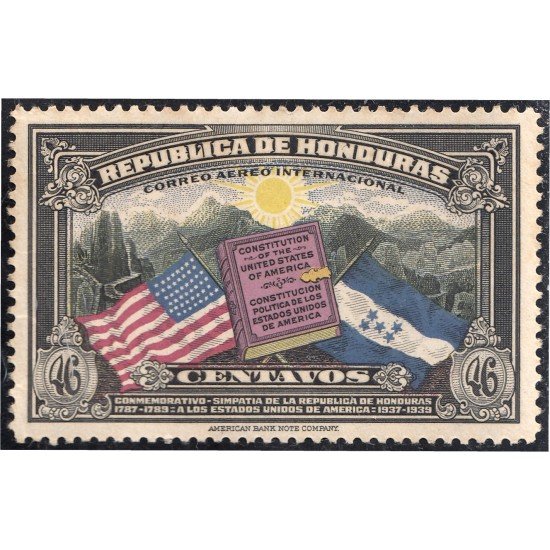Honduras A- 79 1937 Constitución de Estados Unidos de América MH