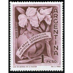 FL3/S Argentina  596 1959  Exposición Horticola Internacional MNH