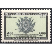 Honduras A- 255 1957 Conmemorativo de la Revolución del 21 de Octubre de 1956 MH